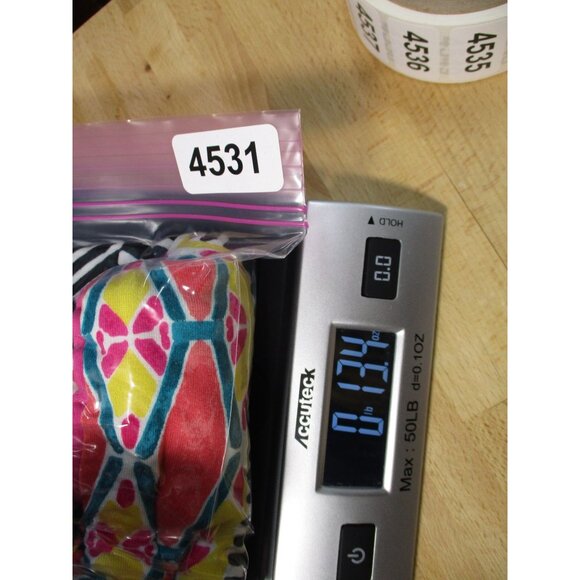 Black & Multicolor Geometric Maxi Skirt XL Made In Cambodia - Picture 8 of 8